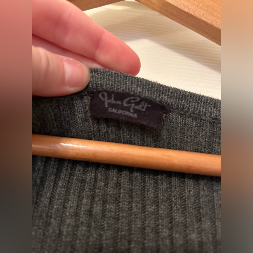 John Galt Gray Shannon Cardigan - Picture 7 of 8